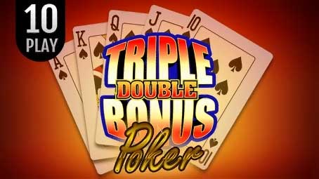 Triple Double Bonus Poker 10 Play